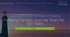 Desktop Screenshot of jerseyshorefamilylaw.com